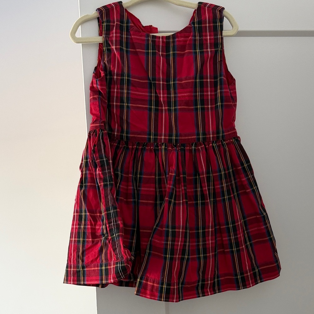 Crewcuts Red Plaid Kids Dress